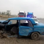 Goranboyda minik avtomobilləri toqquşdu: Ana və övladı xəsarət aldı